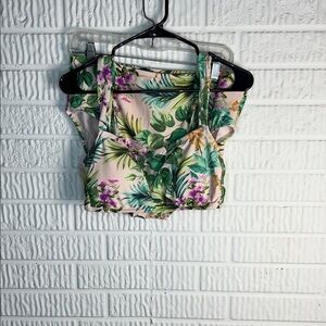 Kona Sol 2Piece High Waisted Swimsuit